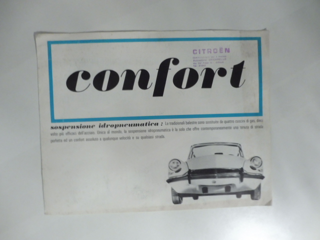 ID19 Citroen. Pieghevole pubblicitario